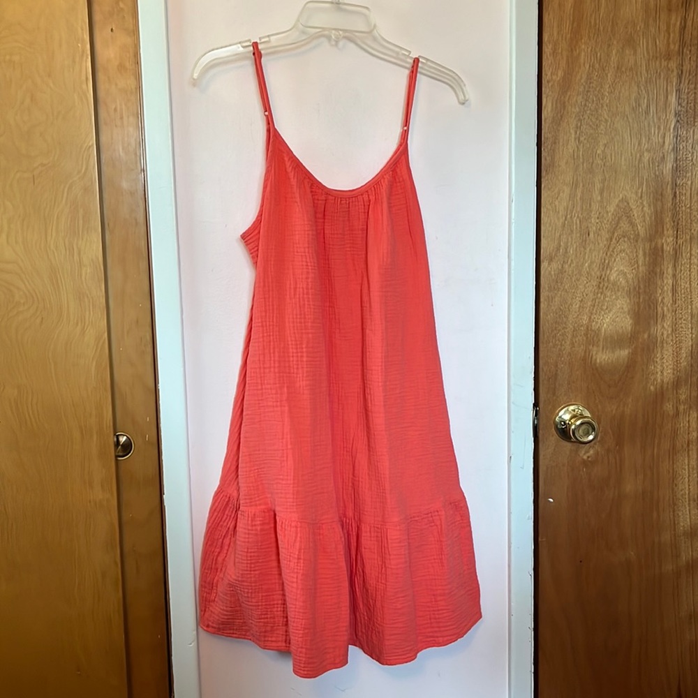 Universal Thread Target Coral Smock Style Dress